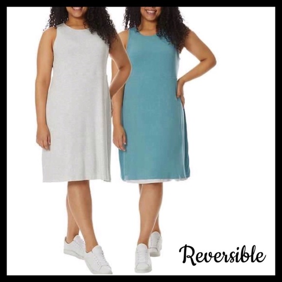 32 Degrees Dresses & Skirts - 32 DEGREES Cool Reversible Dress
Colors: Teal & Light Grey